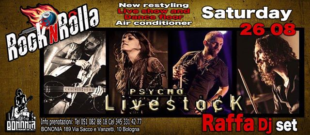Rocknrolla Summer- Psycho Livestock live + Raffa Dj@Bononia