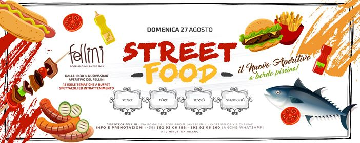 Dom 27.08 / Aperitivo della Domenica- Street food