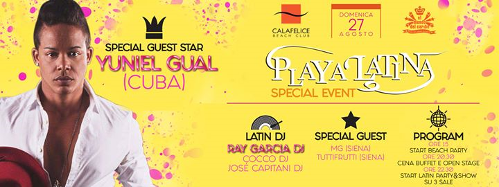 Playa Latina Special Event - Cala Felice & El Mundo del Caribe