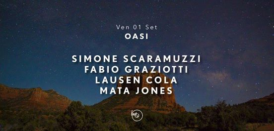 OASI con Scaramuzzi, Fabio Graziotti, Lausen Cola e Mata Jones