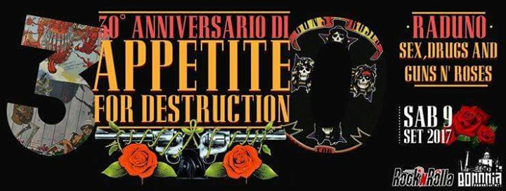 Rocknrolla-30Anniversario Appetite For Destruction-Raduno SD&Gnr