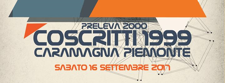 Coscritti 1999 | Caramagna Piemonte