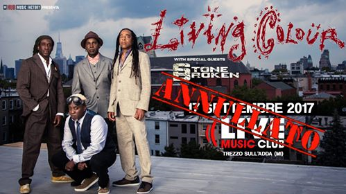 Annullato! Living Colour at Live Club - 17/9