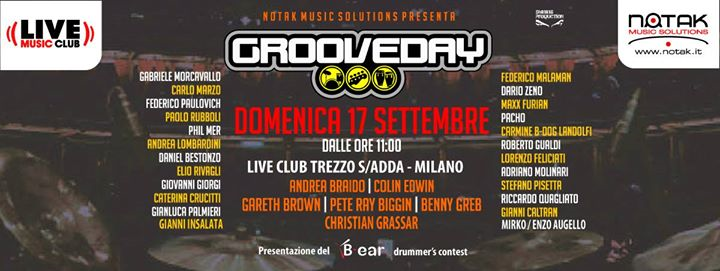 Groove Day - Live Music Club 17/09