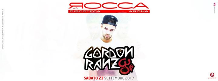 Sab 23/09 -Gordon Ranzy at La Rocca Gold