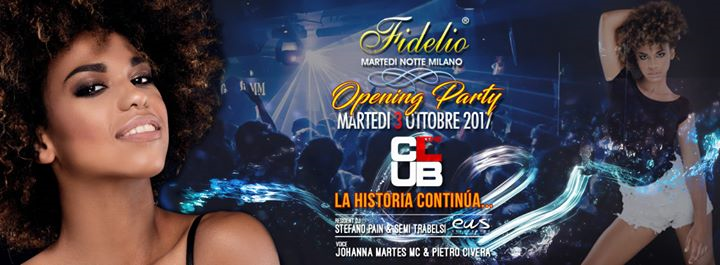 Inaugurazione 2017 F I D E L I O -The Club Milano- Donna Omaggio