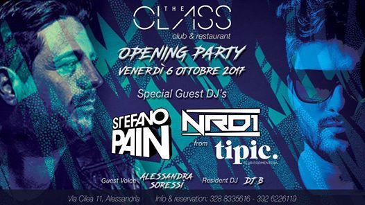 The CLASS pres. Opening PARTY - 6 Ottobre 2017
