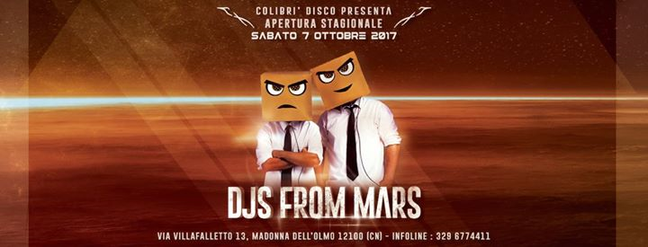 Inaugurazione Colibrì 2017/2018 - Guests Djs From Mars