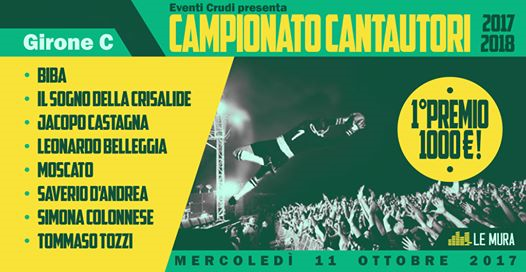 Campionato Cantautori 2017/18 | Girone C