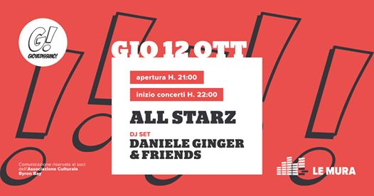 Giovedissimo ALL STARZ Opening Party a Le Mura