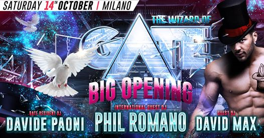 The Wizard Of Gate - Opening Party - Saturday 14th October Track Milan