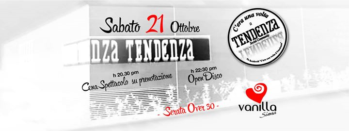 Sabato 21 Ottobre - Inaugurazione " C'era una volta il Tendenza"