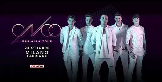 CNCO live a Milano / Mas Alla Tour