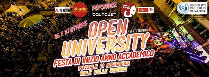 OPEN University: Festa inizio anno accademico 2017/18 26-27 Ott