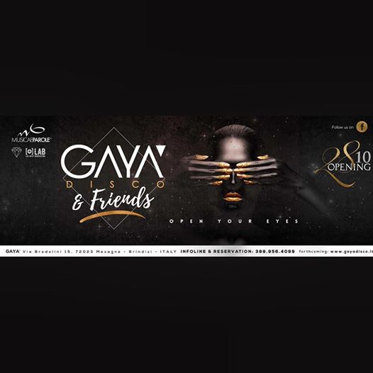 Gayà disco & Friends. OPENING 28.10 [Evento Ufficiale]