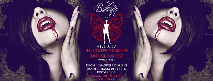 Butterfly - 31.10.17 - Halloween Monsters Party Costume Contest