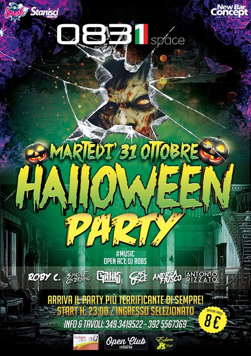 Halloween Party 31/10 @0831Space