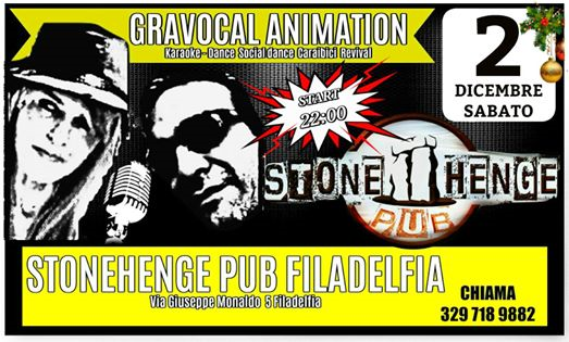 Gravocal animation Stonehenge pub Filadelfia