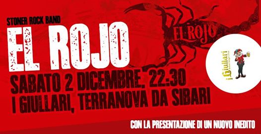 El Rojo LIVE at Pub I Giullari - Terranova da Sibari