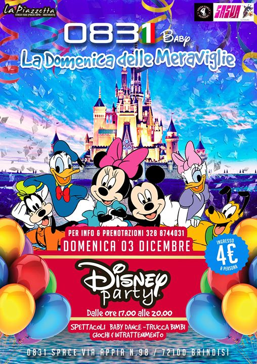 La Domenica Delle Meraviglie - 03/12 - Disney Party