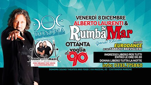 Donoma Sound Theater & Food - Venerdì 8.12.17 - Pezzi da 90