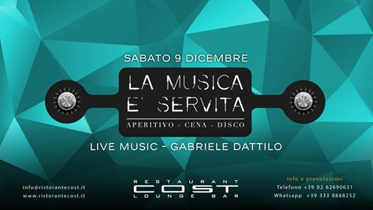 COST presenta "La musica è servita" | sabato 9.12.2017