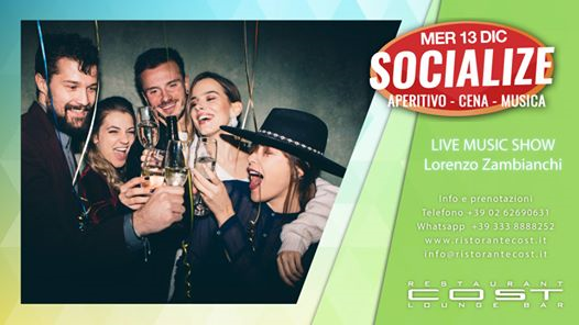 COST presenta Socialize | mercoledì 13.12.2017