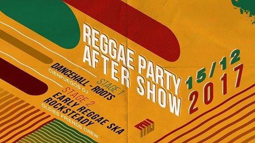Tonight! FFD Aftershow Reggae Party 2 sale: Reggae & dancehall