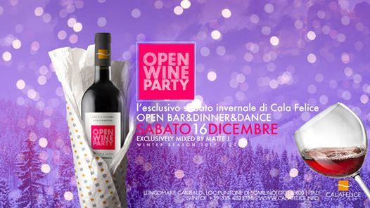 OPEN WINE PARTY Cala Felice