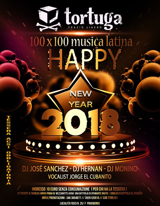 Capodanno 100 x 100 Musica latina - Happy New Year -
