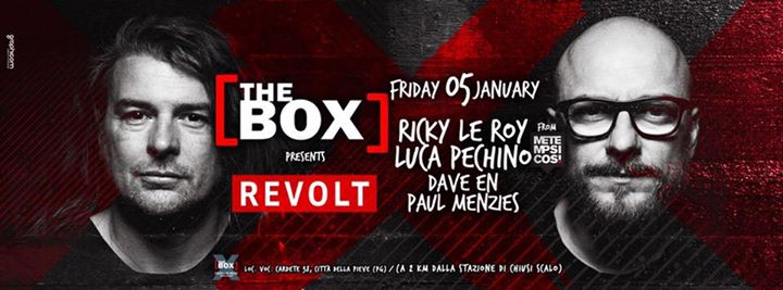The BOX presents Revolt - RICKY LE ROY LUCA Pechino