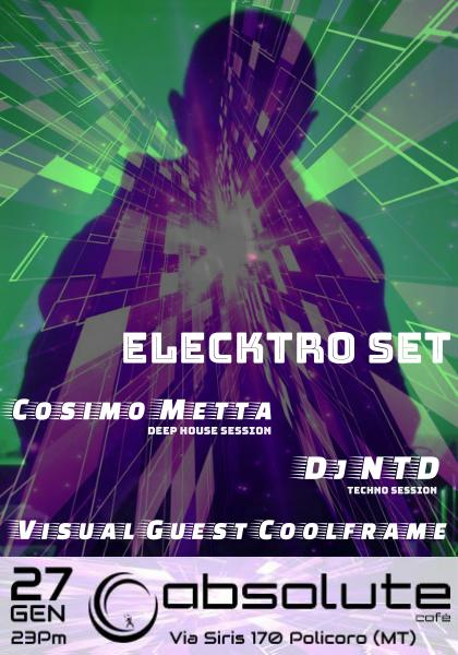 Dj Ntd,Cosimo Metta,Visual Guest Coolframe Live at Absolute