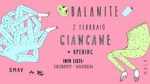 Balanite - Giancane "ansia e disagio" + opening