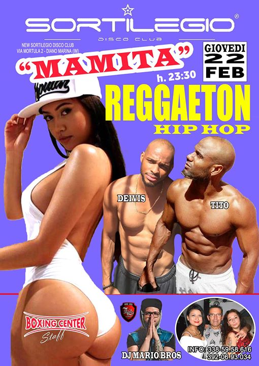 Mamita reggaeton//inaugurazione giovedi
