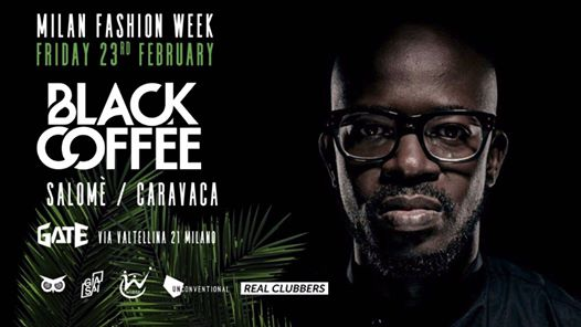 Black Coffee at Milan Fashion Week - Official Event