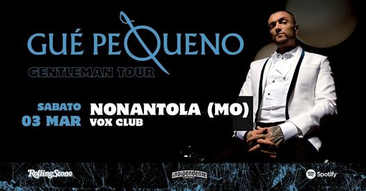 Gué Pequeno "Gentleman Tour" Vox Club