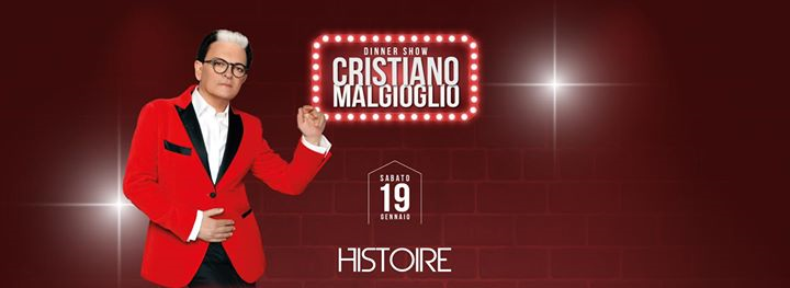 Sabato 19 Gennaio - Cristiano Malgioglio - Histoire