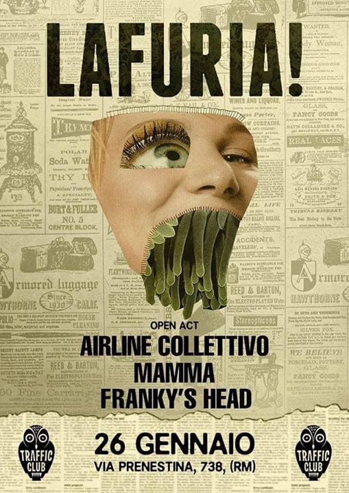 LaFuria!/Airline Collettivo/Mamma/Franky's Head