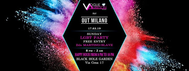 OUT feat Vogue Ambition -Sunday Lgbt Party FreeEntry -17.03.19
