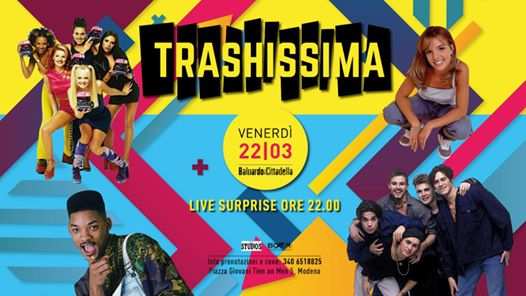 Trashissima + Secret Guest Live I Baluardo I ven 22 marzo