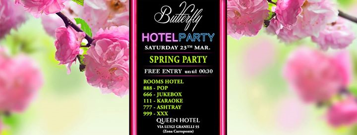 Butterfly 23.03 MILAN Hotel - Spring Party - Free until 00:30