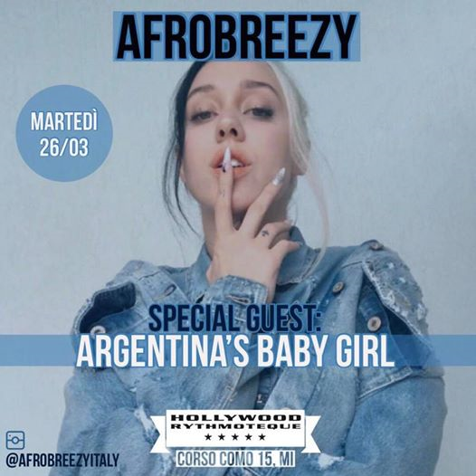 26.03.19 Afrobreezy: Argentina’s baby girl DJ set
