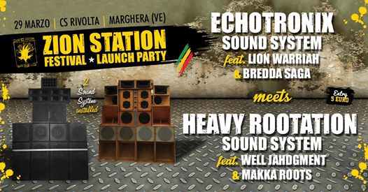 Zion Station Launch Party feat. Echotronix & Heavy Rootation
