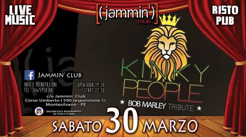 Kinky People Bob Marley Saturday Night Show@jammin' Club