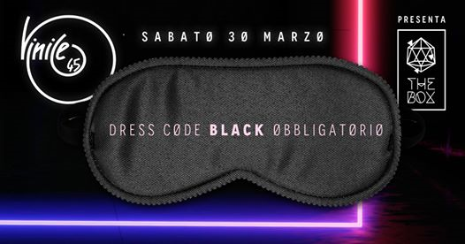 Vinile 45 presenta: The Box / Dress Code Black Obbligatorio