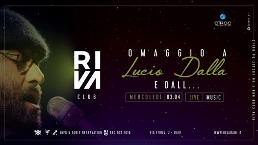 Omaggio a Lucio Dalla con E DALL @ Riva Club