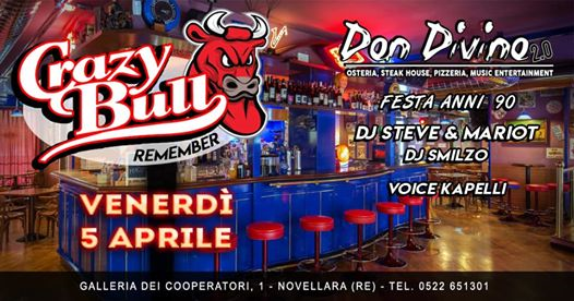 Remember Crazy Bull Party anni90