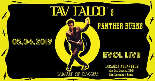TOUR ANNULLATO||| Tav Falco's Panther Burns at Evol Live Roma