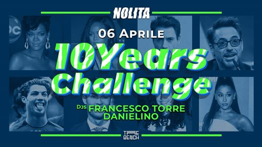Nolita ☆ 10 Years Challenge ☆ Sabato 6 Aprile -from 2009 to 2019