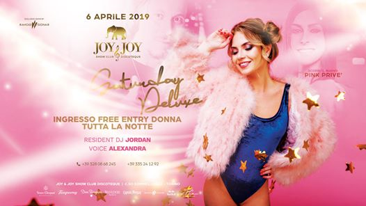 Sab 06.04 • Saturday Deluxe • Joy & Joy Torino